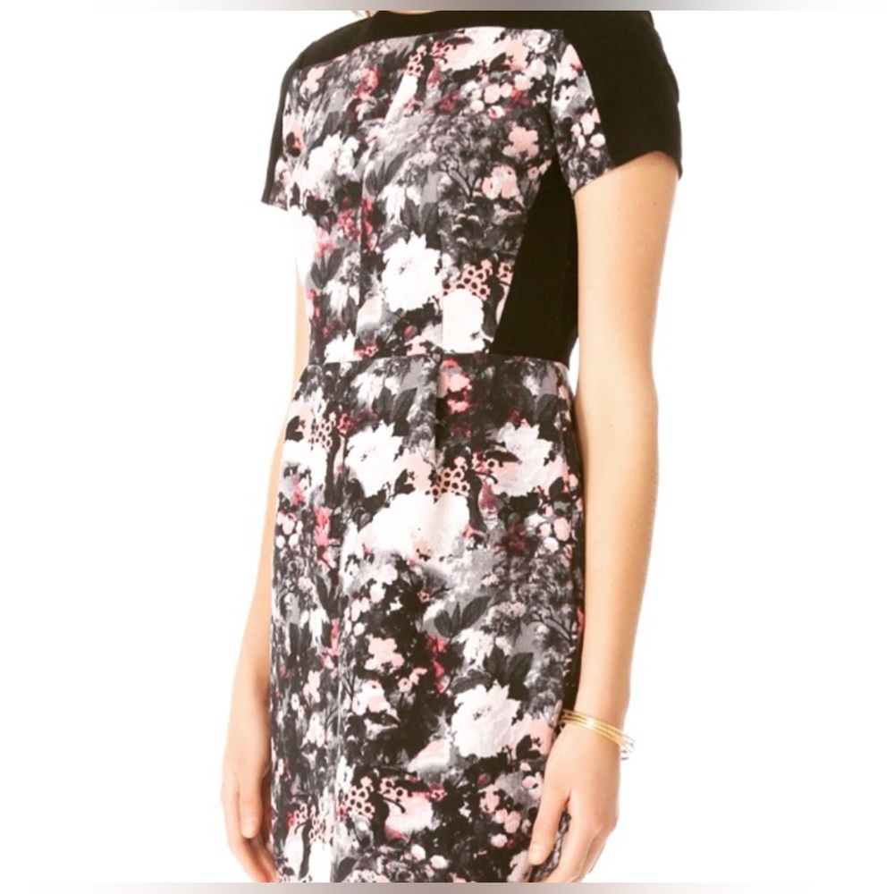 Club Monoco Willa Dress, Black with Pink,Grey and White, size 8